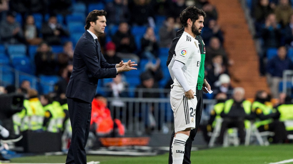 Isco (P) i Santiago Solari