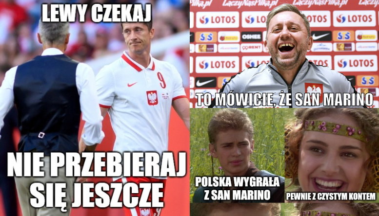 San Marino - Polska: memy po meczu