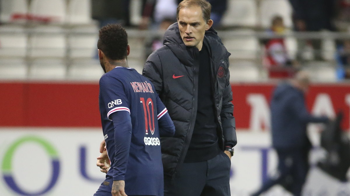 Thomas Tuchel i Neymar