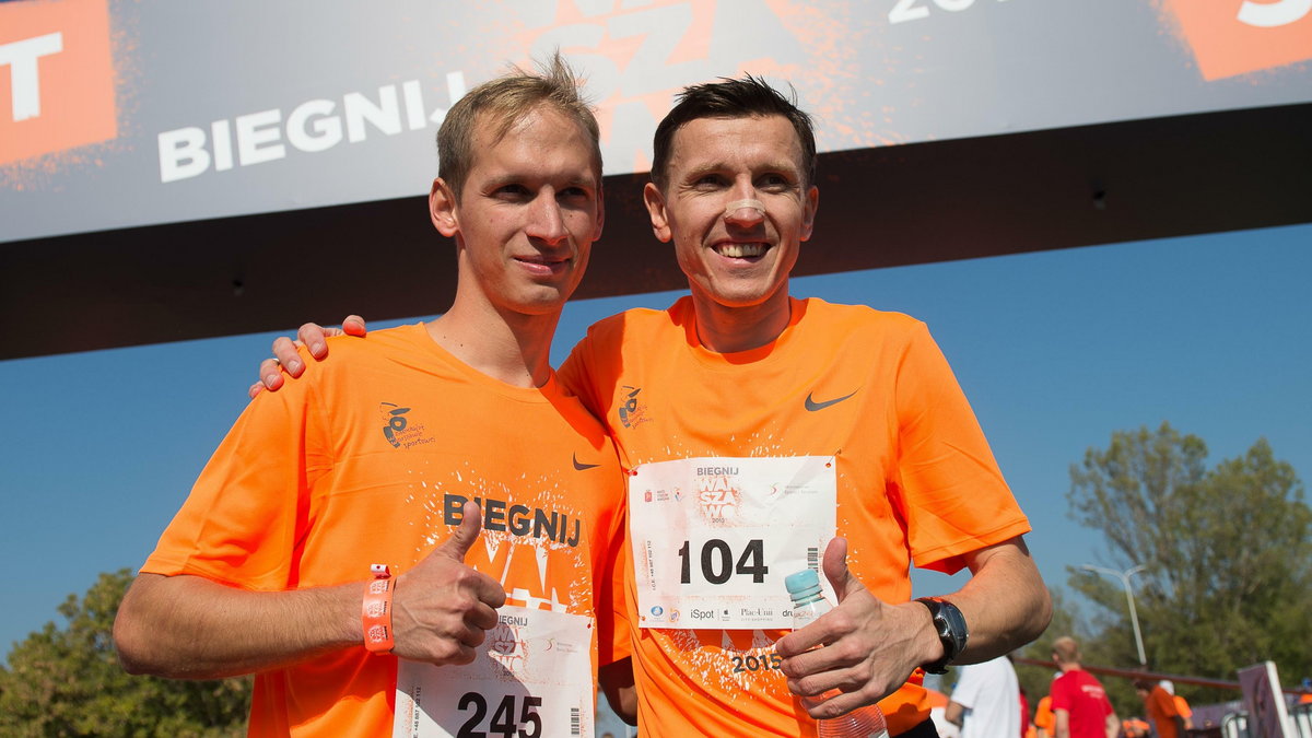 Mariusz Giżyński (z prawej) wygrał, a Jakub Nowak był drugi