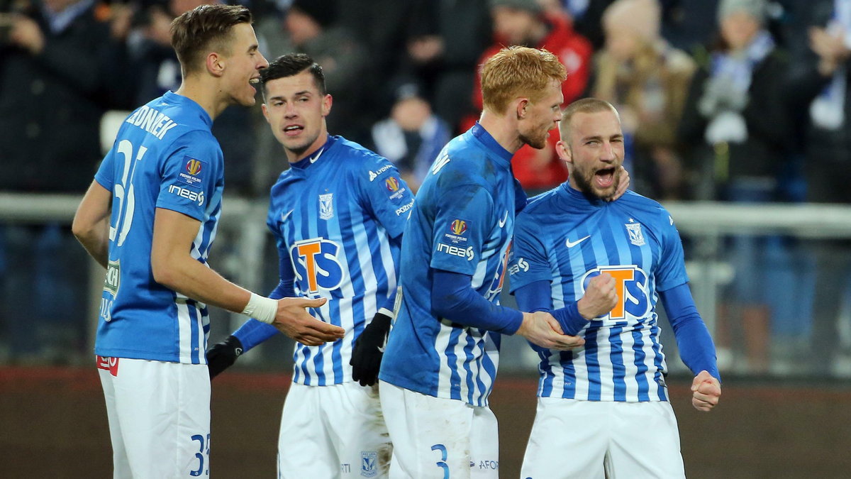 01.03.2017 LECH POZNAN - POGON SZCZECIN 1/2 FINALU PUCHARU POLSKI PILKA NOZNA