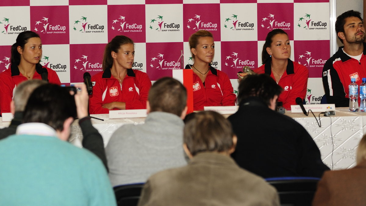 TENIS PRZED FED CUP KONFERENCJA