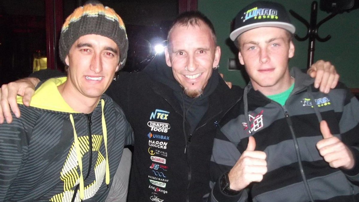 Shane Parker, Chris Holder i Darcy Ward