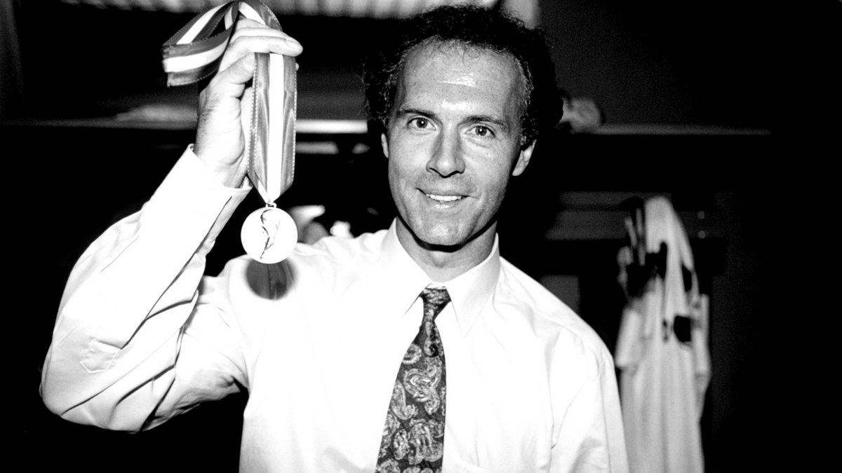 Franz Beckenbauer po wygraniu MŚ 1990