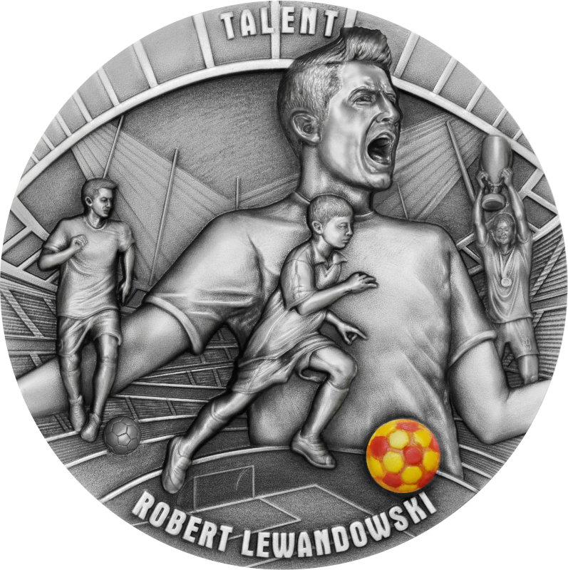 Moneta z podobizną Roberta Lewandowskiego