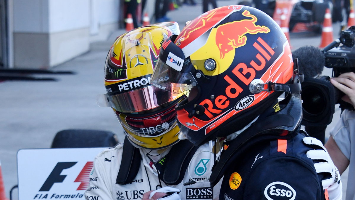 Lewis Hamilton i Max Verstappen 