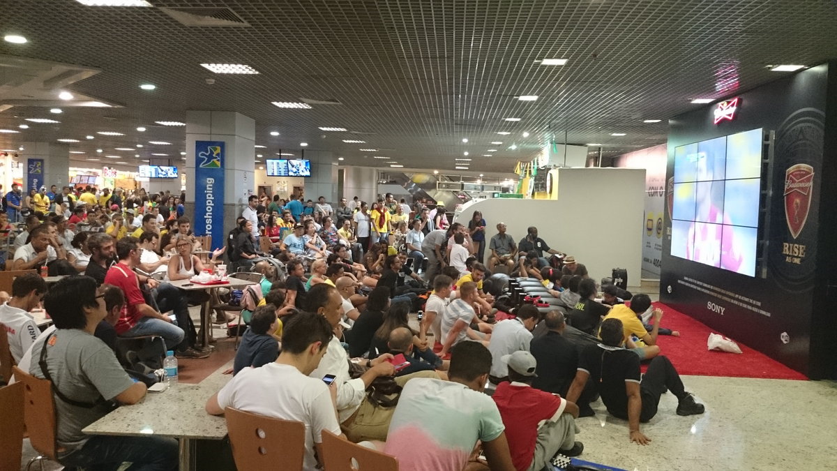 Lotnisko w Salvadorze podczas meczu Brazylia - Chorwacja