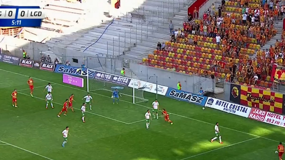Jagiellonia - Lechia (2:2): zobacz skrót meczu