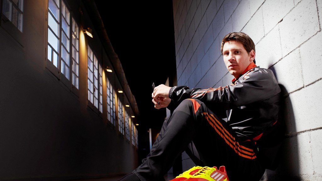 Lionel Messi i nowe buty Adidasa