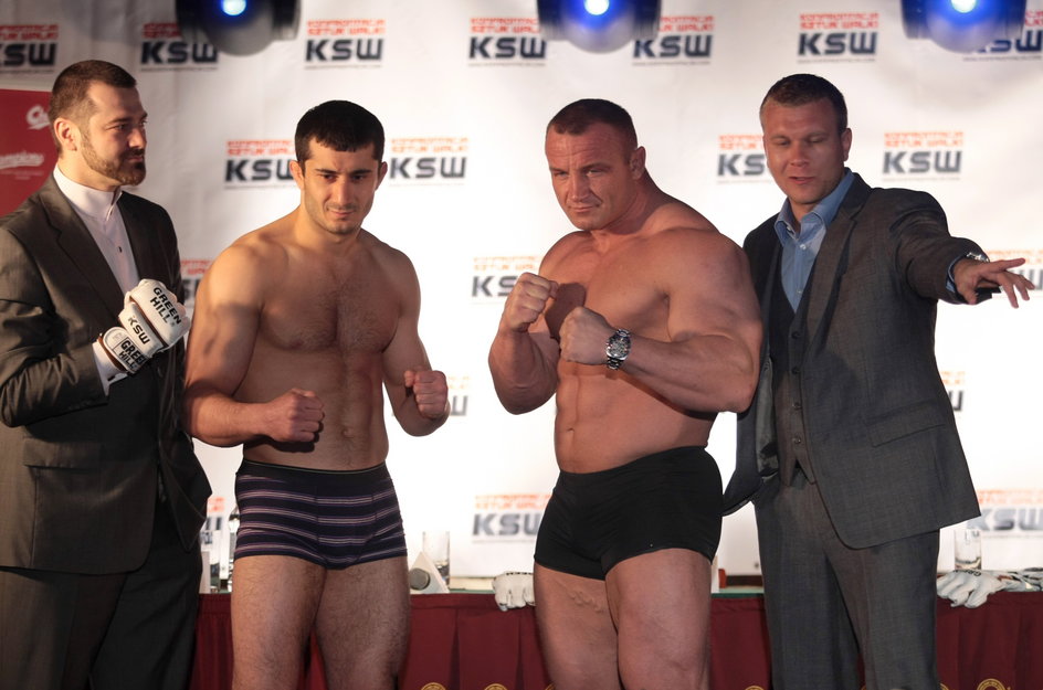 Mamed Chalidow i Mariusz Pudzianowski