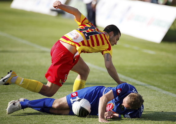 PIŁKA NOŻNA LIGA POLSKA JAGIELLONIA BIAŁYSTOK RUCH CHORZÓW