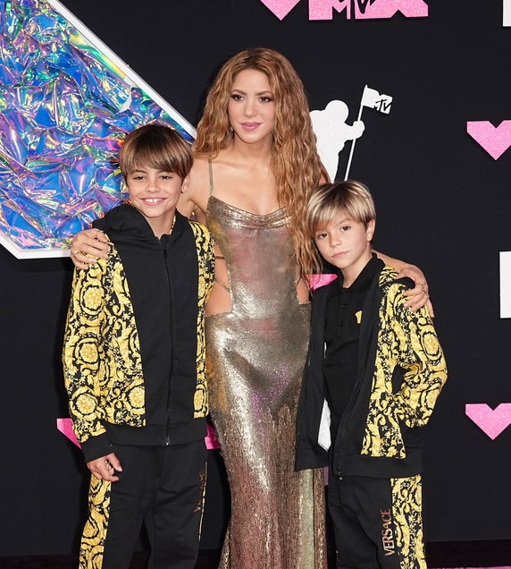 Shakira z synami na gali MTV Video Music Awards