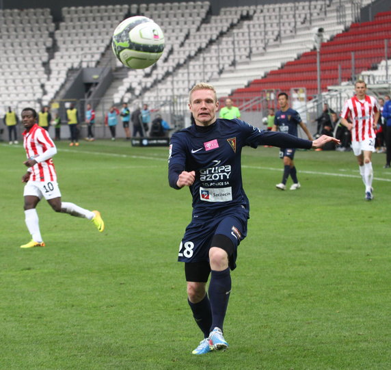 PIŁKA NOŻNA EKSTRAKLASA CRACOVIA POGOŃ SZCZECIN