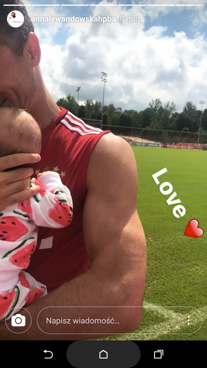 Robert Lewandowsk z Klarą