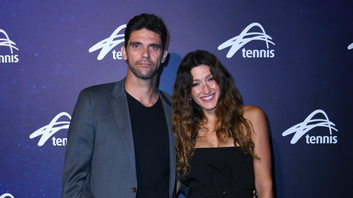 Mark Philippoussis z żoną Silvaną