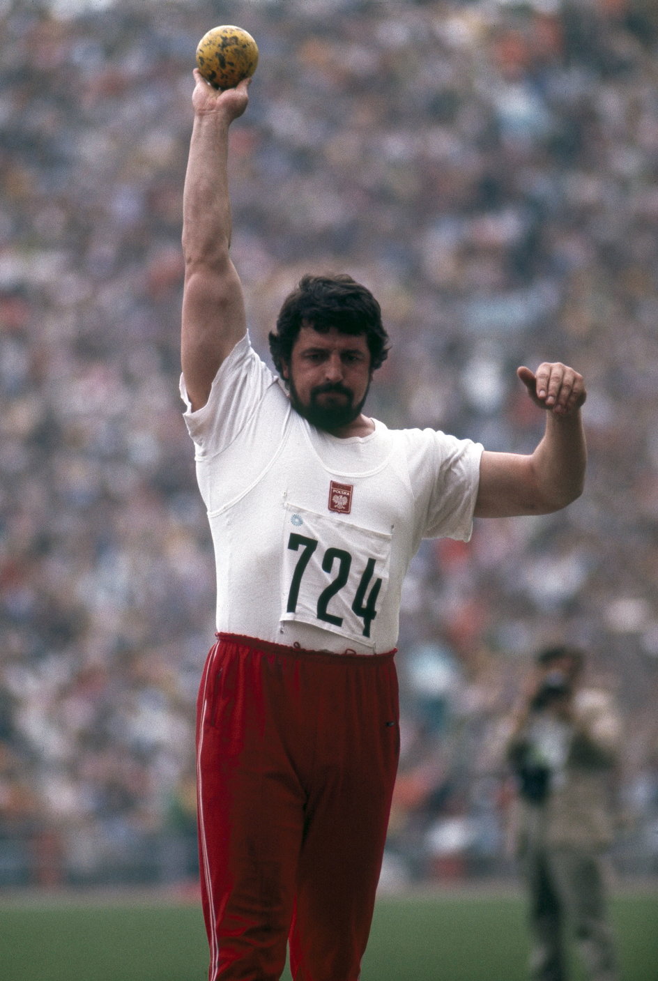 Władysław Komar podczas igrzysk olimpijskich w 1972 r. Z Monachium wrócił ze złotym medalem