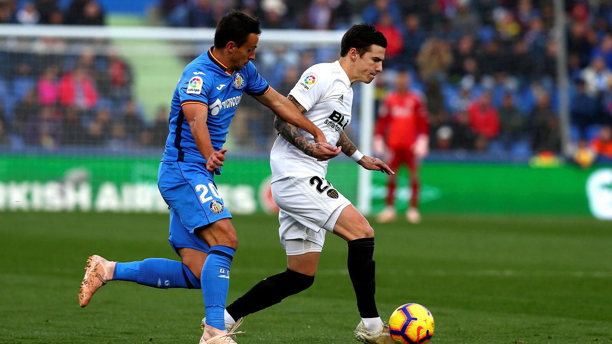 epa07155674 - SPAIN SOCCER LIGA PRIMERA DIVISION (Getafe CF vs Valencia CF)