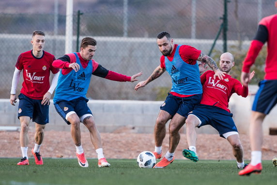 Pilka nozna. Ekstraklasa. Wisla Krakow. Hotel. 14.01.2018