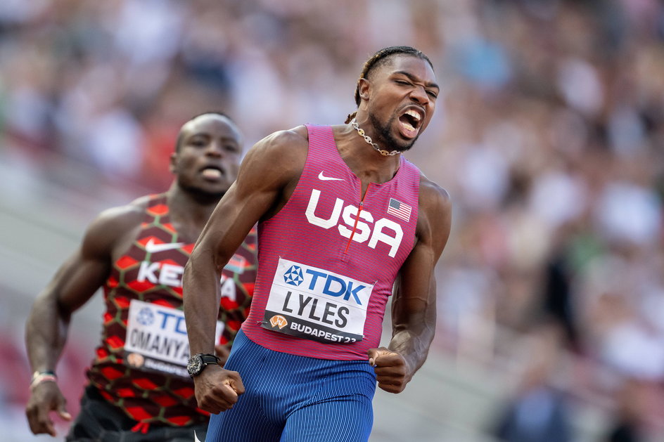 Noah Lyles triumfował w MŚ w czasie 10.83