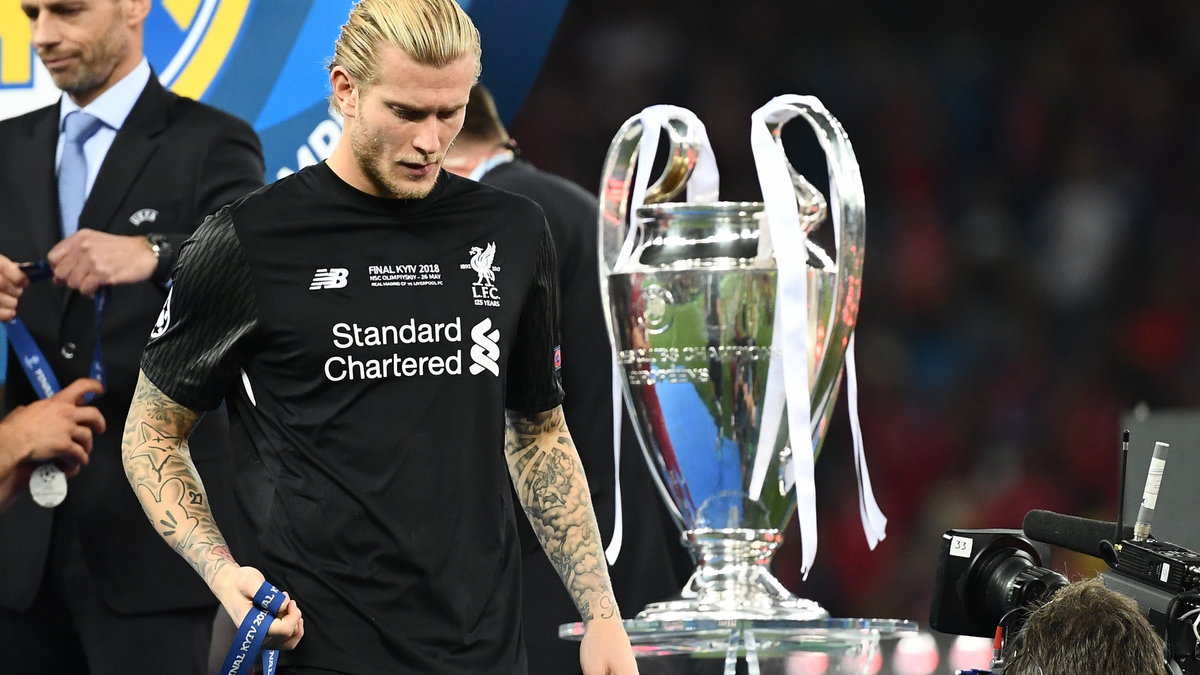 Załamany Loris Karius po finale Ligi Mistrzów