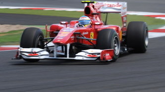 Alonso i Kubica podczas GP Wielkiej Brytanii