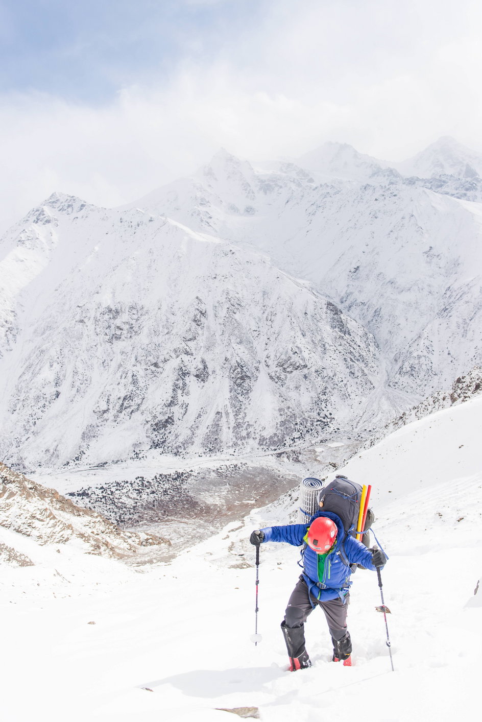 Tomasz Mackiewicz podczas czwartej wyprawy na Nanga Parbat (grudzień 2013 r.)