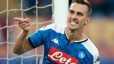 Arkadiusz Milik strzelił gola w ostatnim meczu Napoli