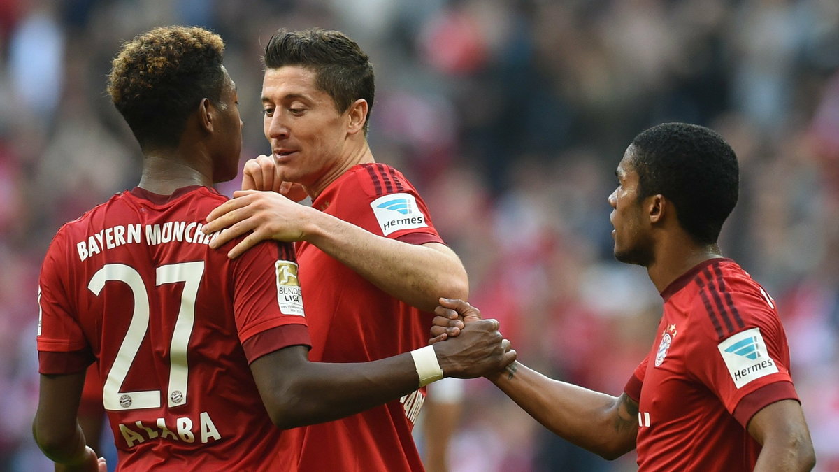  David Alaba, Robert Lewandowski i Douglas Costa