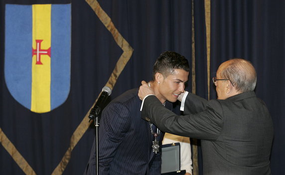 PORTUGAL CRISTIANO RONALDO (Cristiano Ronaldo receives Medal of Merit)