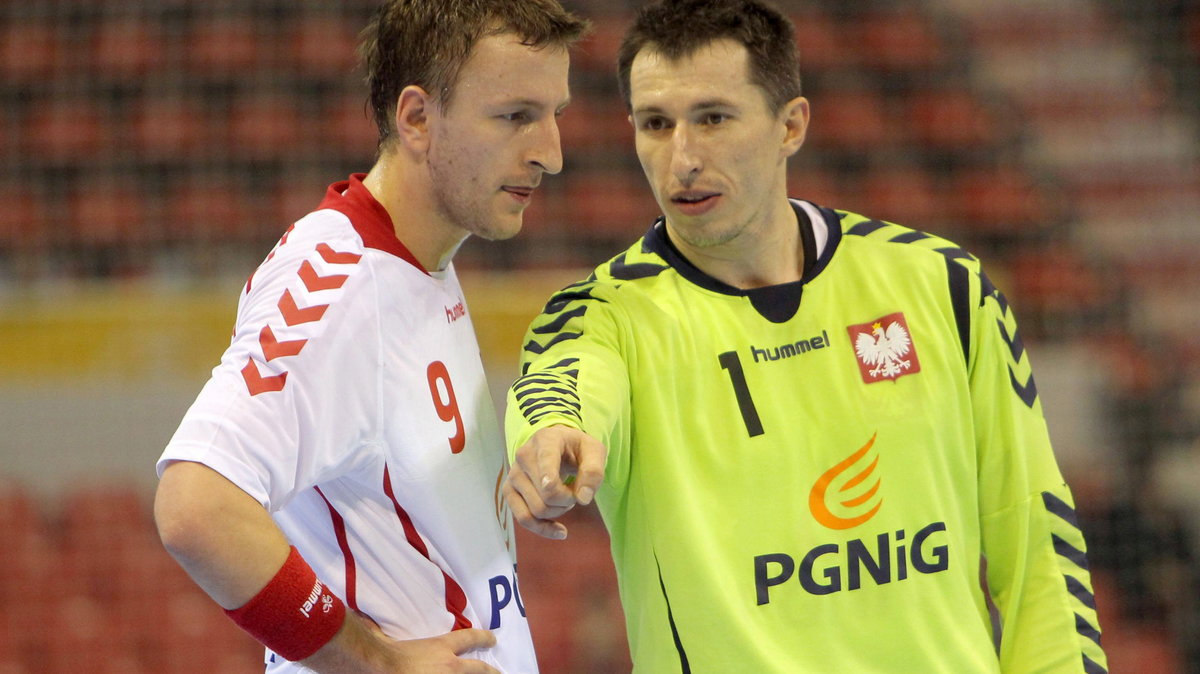 Michał Bartczak (L) i Sławomir Szmal (P)