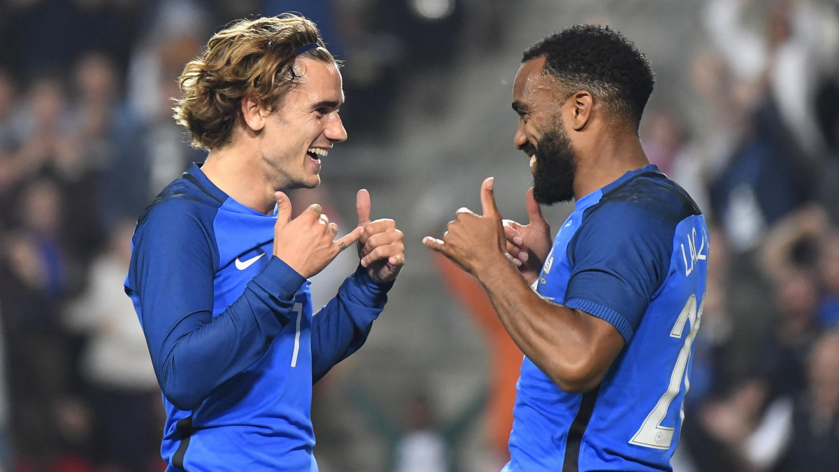 Alexandre Lacazette and Antoine Griezmann