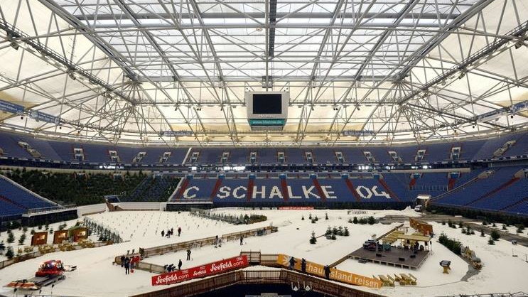 World Team Challenge Biathlon at the Veltins Arena Stadium in Gelsenkirchen