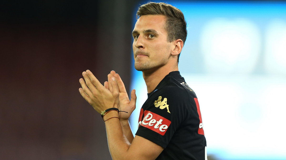 Arkadiusz Milik pilkarzem SSC Napoli