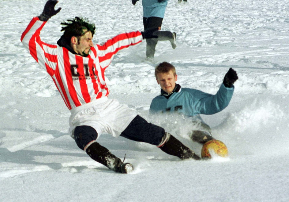 Trening Noworoczny Cracovii 2000