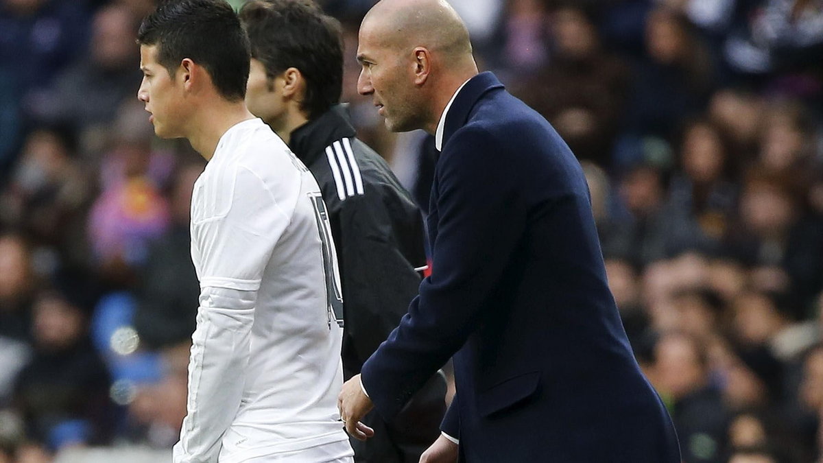 Zidane stanowczy w sprawie Jamesa
