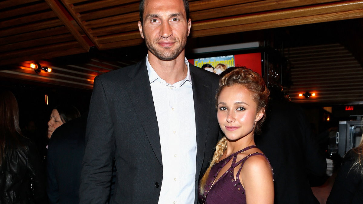 Władimir Kliczko i Hayden Panettiere w 2013 r.