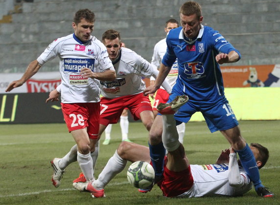 PIŁKARSKA EKSTRAKLASA PODBESKIDZIE KONTRA LECH POZNAŃ