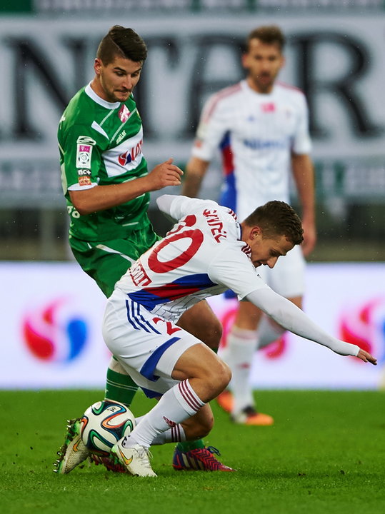 PIŁKA NOŻNA T-MOBILE EKSTRAKLASA LECHIA GÓRNIK (Antonio Colak Erik Grendel )