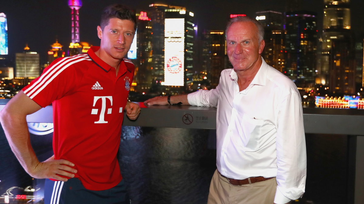 Robert Lewandowski i Karl-Heinz Rummenigge