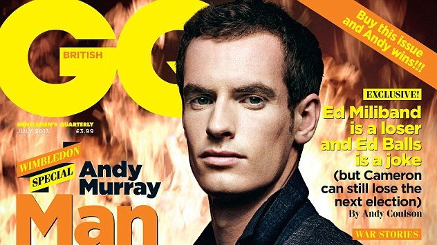 Andy Murray na okładce "GQ"