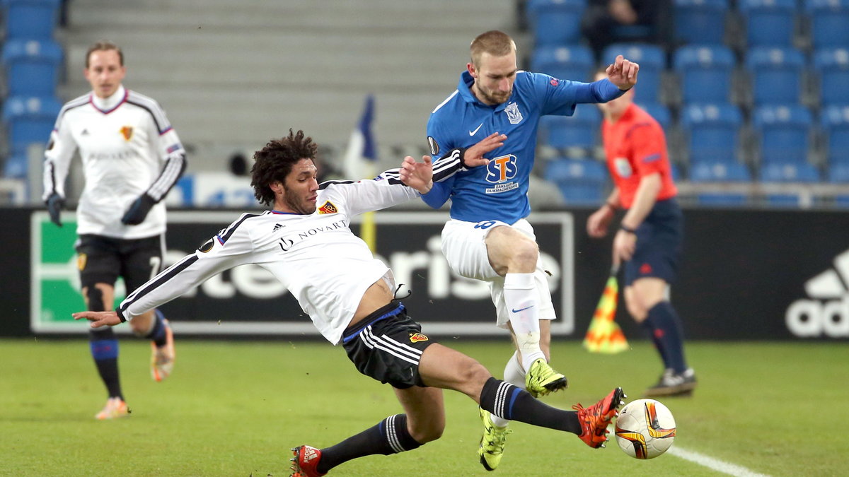 10.12.2015 LECH POZNAN - FC BASEL LIGA EUROPY PILKA NOZNA