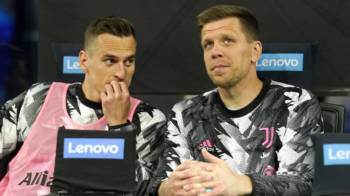 Arkadiusz Milik i Wojciech Szczęsny