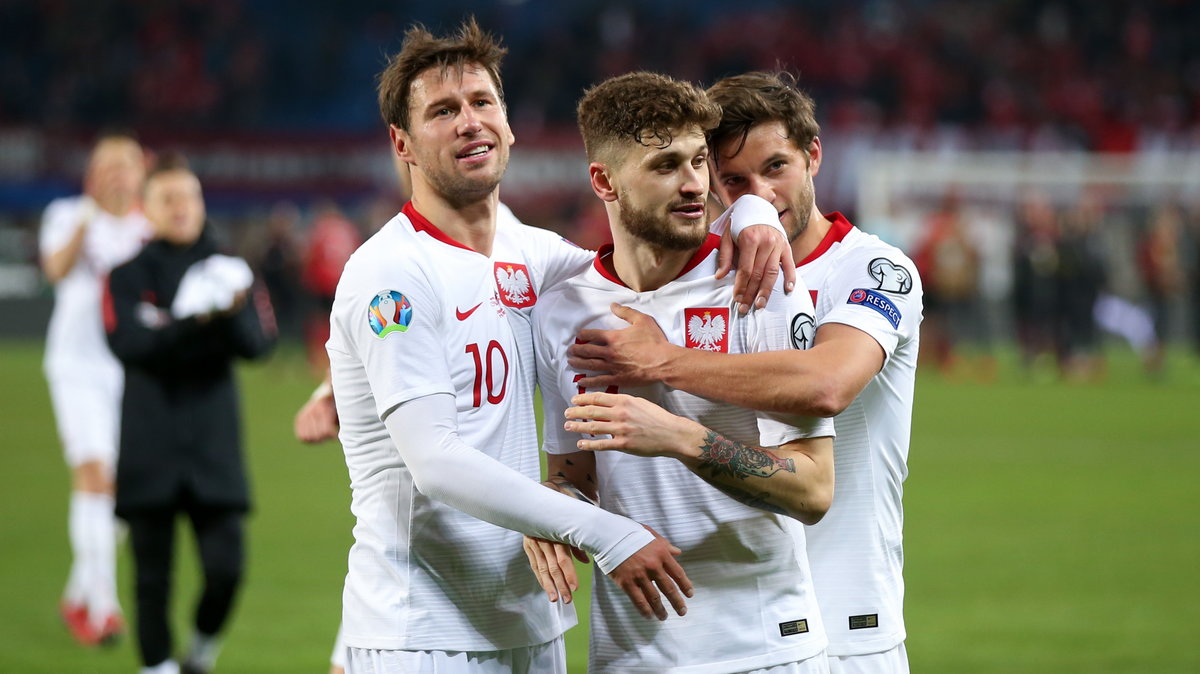 Grzegorz Krychowiak, Mateusz Klich i Bartosz Bereszyński