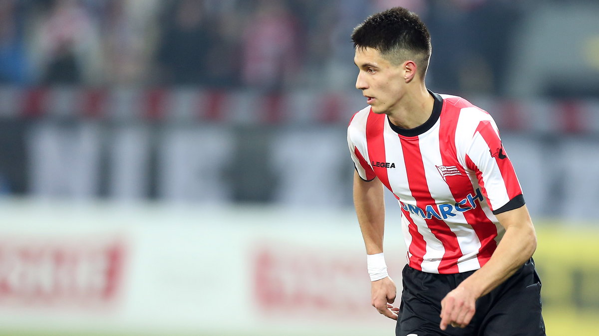 Bartosz Kapustka w barwach Cracovii