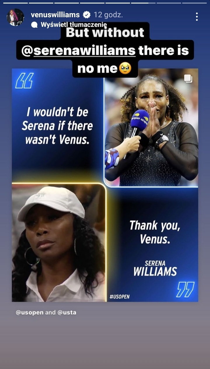 Wpis Venus Williams