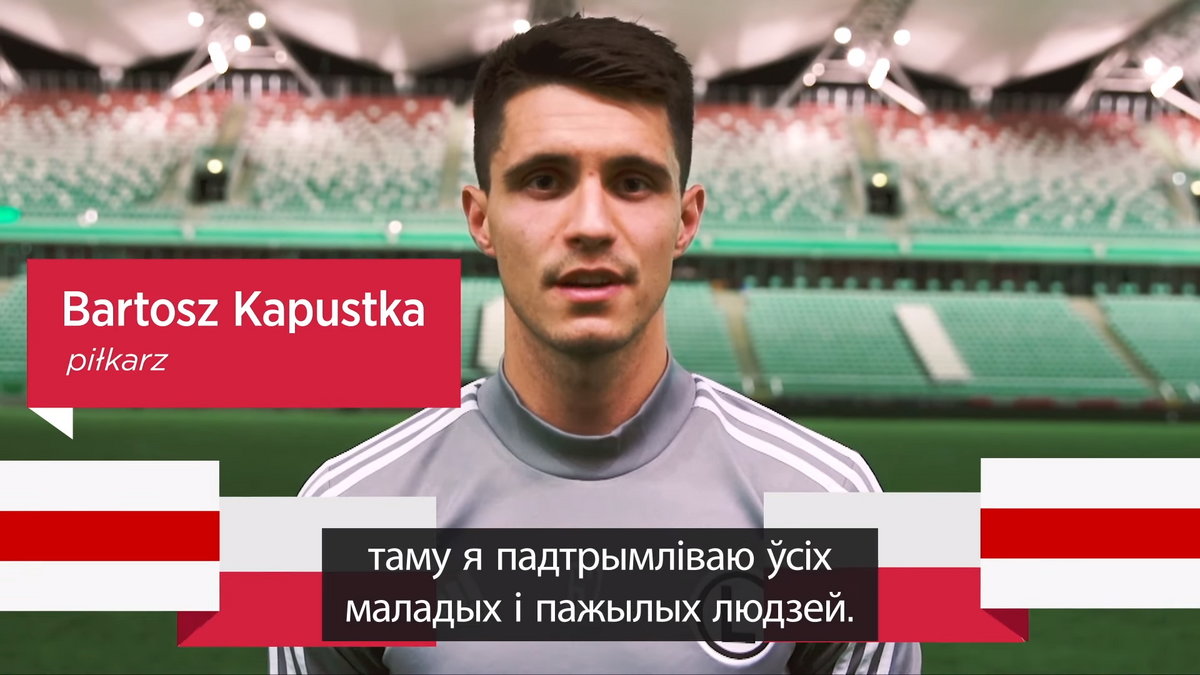 Bartosz Kapustka w spocie #JesteśmyZWami