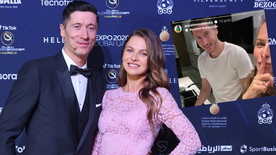 Robert Lewandowski i Anna Lewandowska