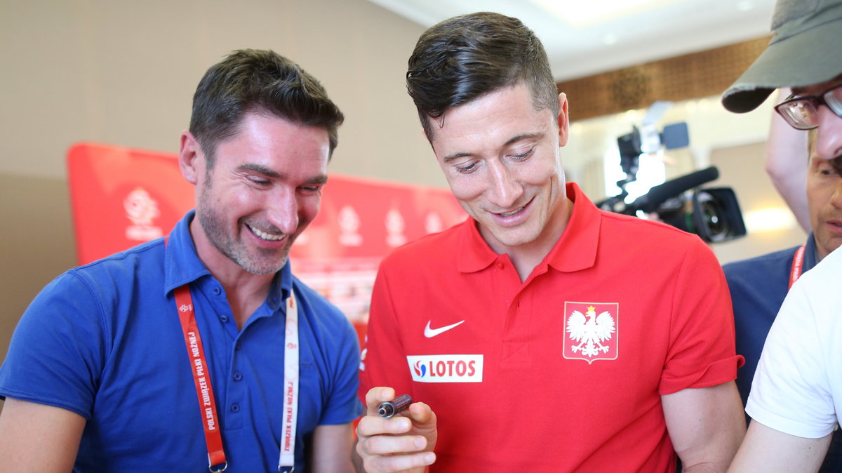 Sergiusz Ryczel i Robert Lewandowski