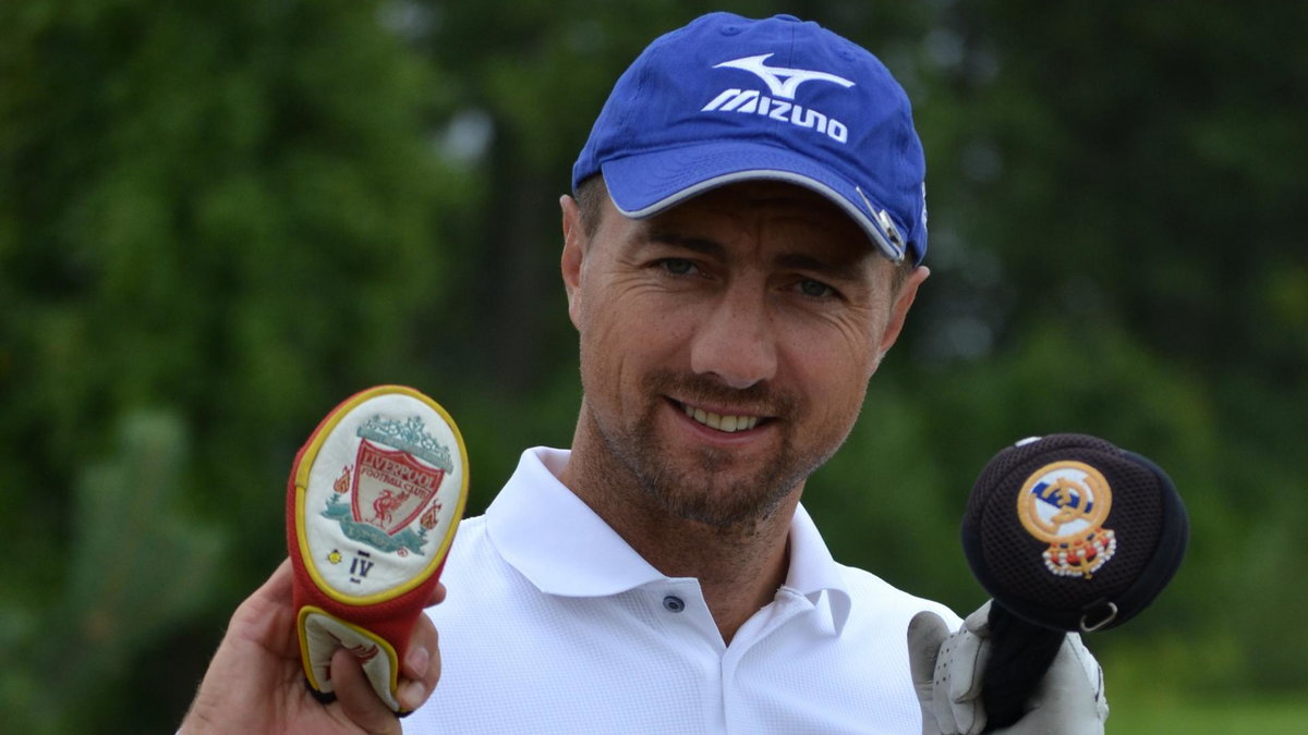 Jerzy Dudek na polu golfowym