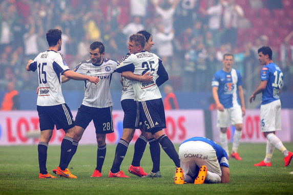 MECZ FINAL PUCHAR POLSKI SEZON 2014/15 --- FINAL OF POLISH CUP FOOTBALL MATCH IN WARSAW: LECH POZNAN